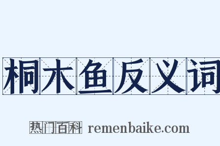 桐木鱼反义词是什么意思的图片